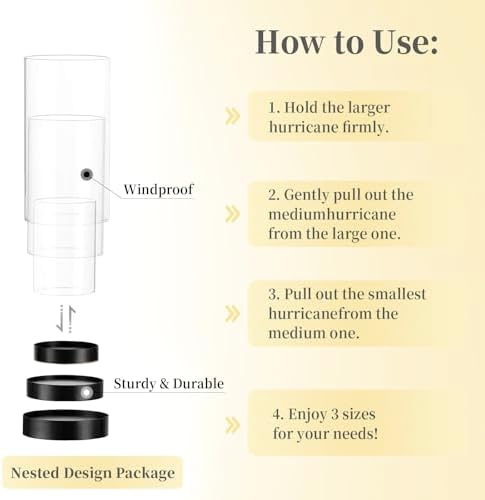Hewory Hurricane Candle Holder for Pillar Candles: Black Votive Candle Holders Set of 12, Glass Hurricane with Metal Candle Plate, Pillar Candle Holder for Table Centerpiece Wedding Holiday Home Decor - Image 2
