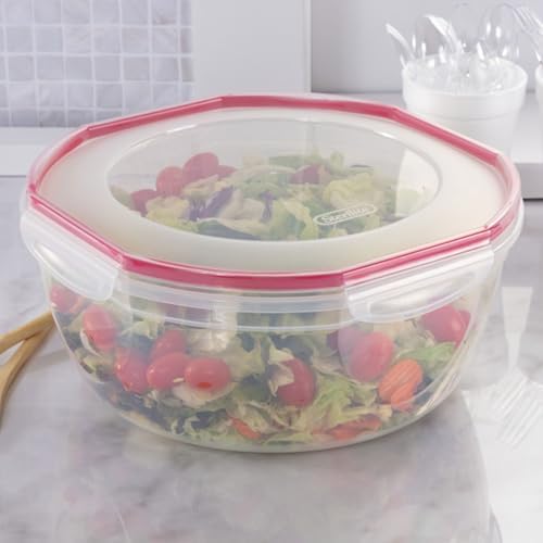 Sterilite Ultra-Seal Bowl, Airtight Food Storage Container, 8.1 Qt, 6-Pack - Image 6