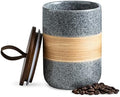 Miamolo Airtight Coffee Container, Ceramic Jar with Lid for Coffee Storage by Miamolo