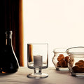 WGVI Clear Glass Pedestal Hurricane Candle Holder, 4.65" W, 7.9" H, Decorative Vase for Pillar Candles, Short Stemmed Candleholder Cylinder, Tabletop Centerpieces, Home Décor, Elegant Design, 1 Piece by WGVInternational-OpusGlassware