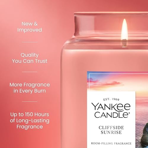 Yankee Candle Cliffside Sunrise Scented Candle, 22oz Jar, Large (Pack of 4) - Image 3