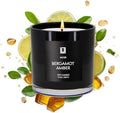 Lulu Candles Bergamot & Amber Luxury Scented Soy Candle, 9 Oz by LULUCANDLES