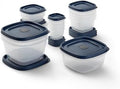 Rubbermaid Easy Find Lids® Food Storage Containers with Vented Lids, 26 Piece Set, Blue by Rubbermaid