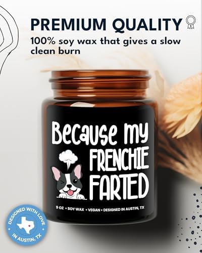 Funny Frenchie Candle, Frenchie Gifts for Women, Unique French Bulldog Gift Ideas, Best Present for Pet Lovers, Perfect Frenchies Presents for Girls, Birthday, Christmas, Gift-Ready - Image 7