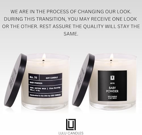 Lulu Candles | Baby Powder | Luxury Scented Soy Jar Candle | Hand Poured in The USA | Highly Scented & Long Lasting (6 Oz.) - Image 2