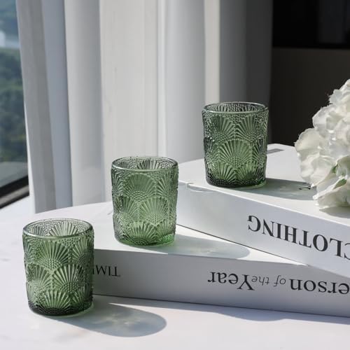 Woho 24pcs Green Votive Candle Holder, Tealight Candle Holder for Christmas - Image 5