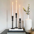Iron Taper Candle Holder - Set of 3 Decorative Candle Stand by SUJUN