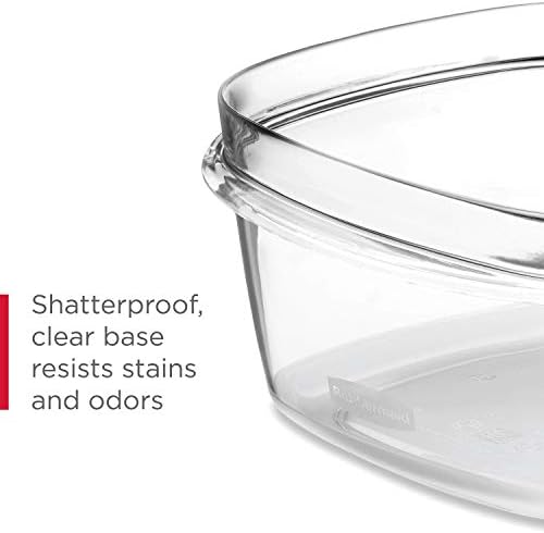 Rubbermaid 28-Piece Clear/Grey Food Storage Containers, Premium Snap Bases, and Various Size Lids, Perfect for Meal Prep, Leftovers, and Dishwasher Safe - Image 2
