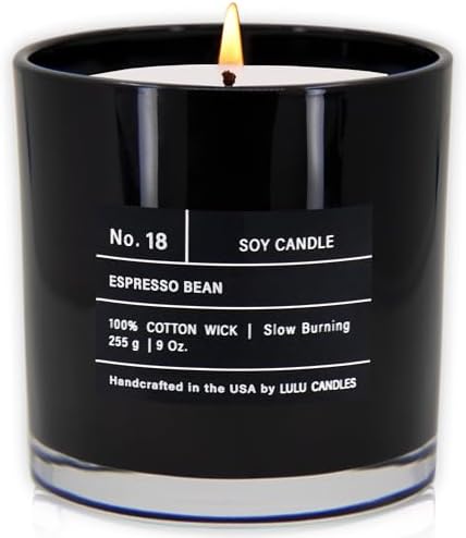 Lulu Candles | Espresso Bean | Luxury Scented Soy Jar Candle | Hand Poured in The USA | Highly Scented & Long Lasting (9 Oz.) - Image 2