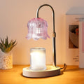 CRMILL Candle Warmer Lamp Electric Timer - Modern Home Decor Table Lights for Candles Warming Height Adjustable Dimmable Warmers Pink by Unknown