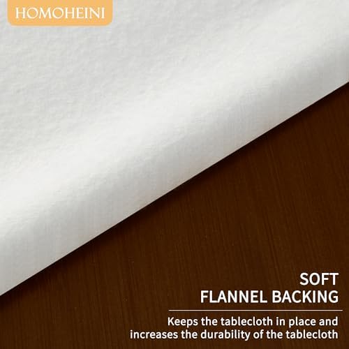 Rectangle Table Cloth,100% Waterproof Tablecloth Oil Proof Spill Proof Vinyl Table Cloth, Wipe Clean Plastic Table Cover for Dining, Camping, Indoor and Outdoor 54" x 120",Songbird - Image 5