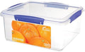 Sistema KLIP IT Large 5L Food Storage Container, Airtight & Stackable, Dishwasher, Freezer, & Microwave-Safe, BPA-Free by Sistema