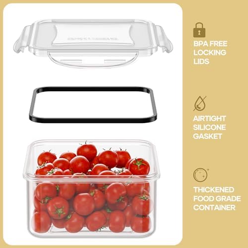 HOMETALL 50 Piece Food Storage Containers with Lids Airtight - Image 4