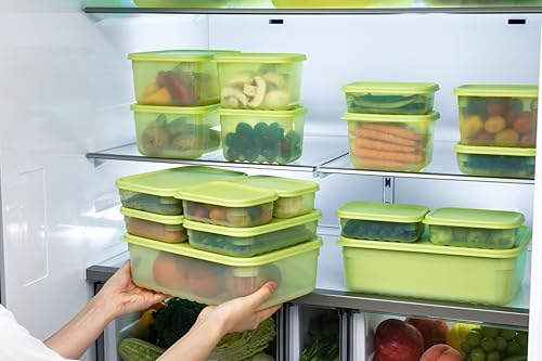 LocknLock Fresh-Block Plastic Food Storage Container | Produce Storage Containers for Fridge | Vegetable & Fruit Storage Containers for Fridge, Storage, Microwave & Dishwasher Safe, 3.2L - Image 7
