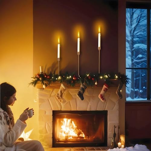 ChefBee 3PCS Gold Tall Taper & Pillar Candle Candlestick Holder - Image 7