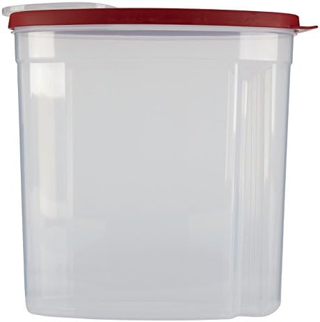 Rubbermaid Flex and Seal Cereal Keeper, 1.5 Gallon, BPA-Free, Clear with Red Lid, Airtight - Image 2