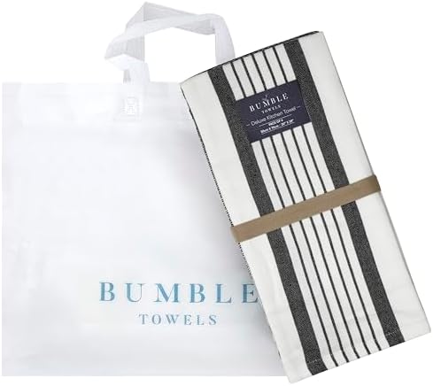 Premium Kitchen Towels 6 Pack 100% Cotton 20"x28" Dish Towels Black Striped - Image 6