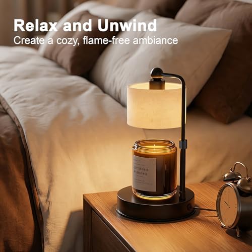 Candle Warmer Lamp with Timer, Adjustable Height Wax Melt Warmer - Image 4