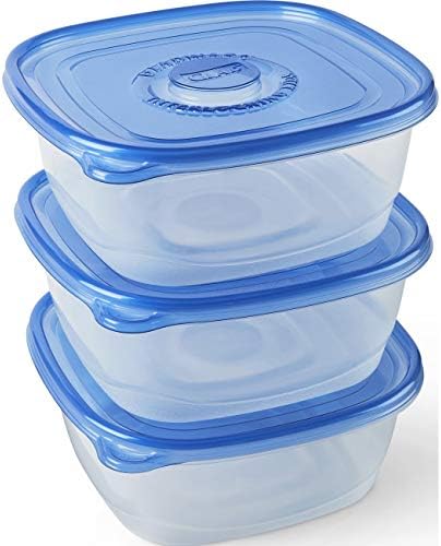 Glad Food Storage Containers - Family Sized Container - 104 Ounces - 3 Containers by GladTrashFoodStorage