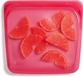 Stasher Premium Reusable Silicone Sandwich Bag, Raspberry, 28 oz by Stasher