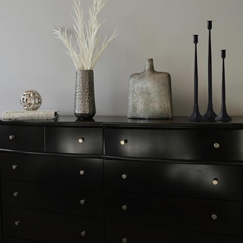 Denique Iron Taper Candle Holder Set of 3, Black Candlestick Holders 19.3”17” 14” Heightening Decorative Candle Stand Set for Wedding, Dining Table, Home Decoration (Black) - Image 4