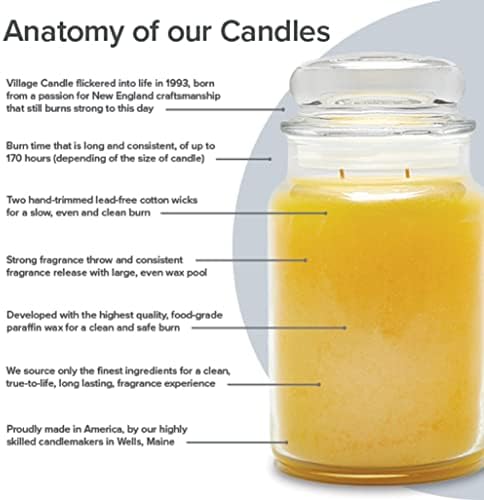 Village Candle Spiced Pumpkin Large Apothecary Jar, Scented Candle, 21.25 Oz - Image 2
