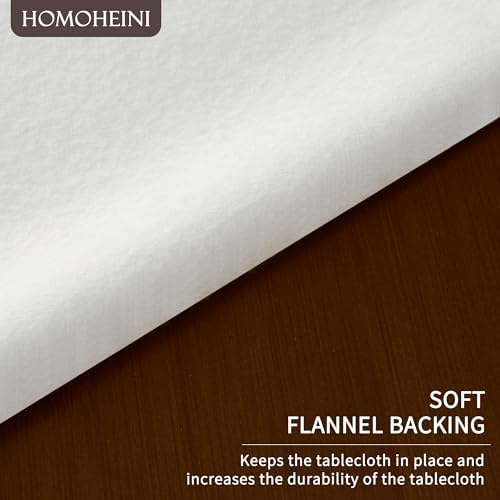 Rectangle Table Cloth,100% Waterproof Tablecloth Oil Proof Spill Proof Vinyl Table Cloth, Wipe Clean Plastic Table Cover for Dining, Camping, Indoor and Outdoor 54" x 120",Rose - Image 5