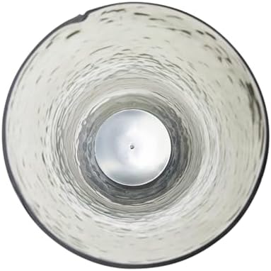 Textured Glass Hurricane Pillar Candle Holder - 15.5" - Gold - Image 7
