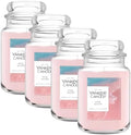 Yankee Candle Pink Sands Scented Candle, 22oz Large Jar with up to 150 Hour Burn Time, Giftable, Birthdays (Pack of 4) by YankeeCandle