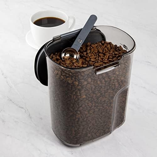 Progressive International ProKeeper+ Clear Plastic Airtight Food Baker's Kitchen Storage Organization Container Canister Set with Magnetic Accessories, 2- Piece Set (Coffee 4.3-Quart) - Image 2
