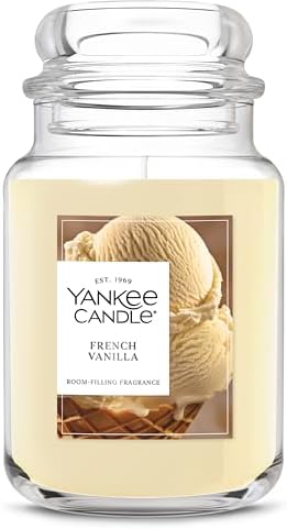 Yankee Candle French Vanilla Scented Candle, 22oz Large Jar by YankeeCandle