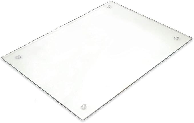 Tempered Glass Cutting Board Long Lasting Clear Glass Scratch, Shatter Resistant - Image 2
