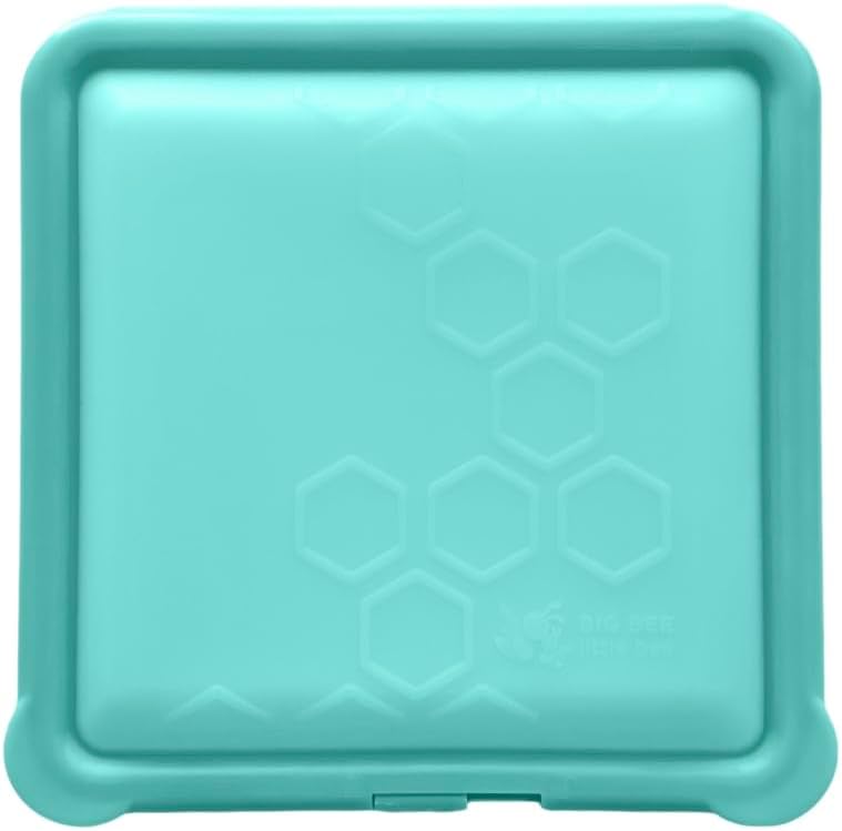 Big Bee, Little Bee SoftShell Reusable Silicone Food Storage Container - Clamshell Snap-Close Design, No Lost Lids, Easy to Clean, Compact for Travel, Meal Prep, Microwave Freezer and Dishwasher Safe by BigBeeLittleBee