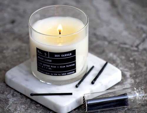 Lulu Candles | The Hamptons - Fresh Citrus & Ocean Mist | Luxury Scented Soy Jar Candle | Hand Poured in The USA | Highly Scented & Long Lasting (6 Oz.) - Image 2
