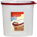Rubbermaid Home Cereal Keeper Clear Red Lid (Pack of 4) 1783748 by Rubbermaid