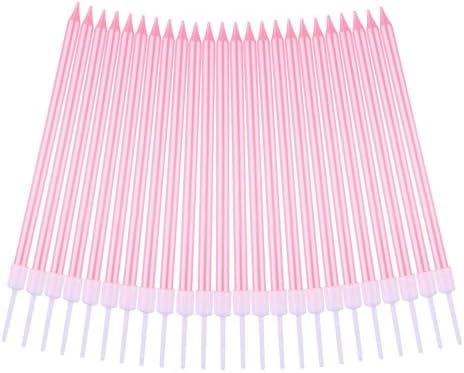 PHD CAKE Pink Long Thin Metallic Birthday Candles, Cake Candles, Birthday Parties, Wedding Decorations, Party Candles - Image 4
