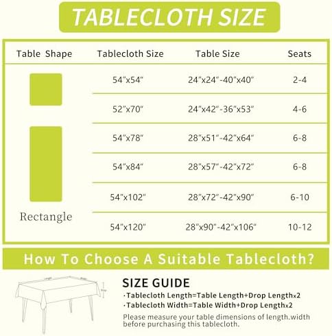 Rectangle Table Cloth,100% Waterproof Tablecloth Oil Proof Spill Proof Vinyl Table Cloth, Wipe Clean Plastic Table Cover for Dining, Camping, Indoor and Outdoor 54" x 102",Mulberry - Image 4