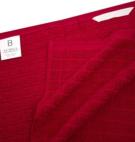 Premium Kitchen Towels 6 Pack 100% Cotton, 20"x28" Dish Towels - Red Check - Image 5
