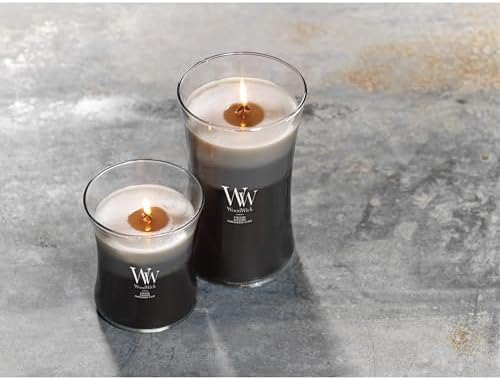 WoodWick Warm Woods Trilogy Tri-Scented Candle, Crackling Wick, 21.5oz - Image 5