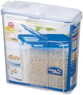 LOCK & LOCK Easy Essentials Food lids (flip-top) / Pantry Storage/Airtight containers, BPA Free, top-16.5 Cup-for Cereal, Clear by LocknLock