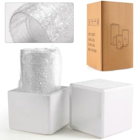 PHOSPHOR Hurricand Candle Holder 24 PCS, Glass Pillar Candle Holder, Clear Glass Cylinder Candleholder Glass Cylinder Vase for Centerpieces Wedding Party Decoration - Image 7