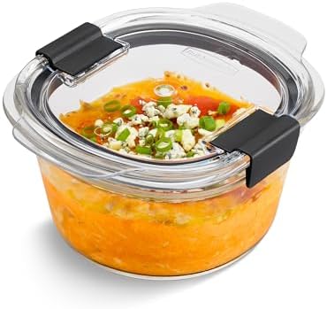 Rubbermaid Brilliance® Glass Round Leak-Proof 6-Piece Set Food Storage Containers, Food Containers with Lids, Meal Prep Containers - Image 5