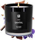 Lulu Candles Santal Scented Soy Candle 9 Oz Sandalwood Amber Home Fragrance by LULUCANDLES