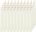 YOROXRG Set of 40 Ivory Candles Mini Unscented Taper Candles for Christmas,Household, Wedding, Rituals, Prayer, Birthdays, Meditation, Altar,Party and Home Décor Candlesticks - 4 Inch Tall by YOROXRG