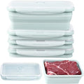 Extra Large Collapsible Silicone Food Storage Containers with Lid, 68oz by CUISITOOL