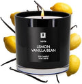 Lulu Candles | Lemon & Vanilla Bean | Luxury Scented Soy Jar Candle | Hand Poured in The USA | Highly Scented & Long Lasting (9 Oz.) by LULUCANDLES