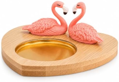Pink Flamingo Candle Holder, Tea Light Holder for Romantic Decor by Bringingarttoyoureveryday