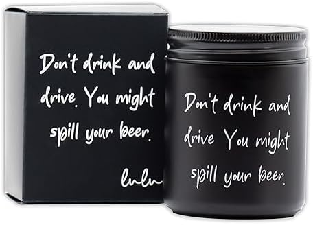 Lulu Candles | Mahogany Teak | Funny Gifts Scented Soy Jar Candle | Hand Poured in The USA | Highly Scented & Long Lasting (8 Oz. Mason Jar) by LULUCANDLES