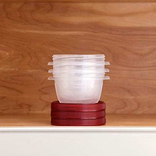 Rubbermaid TakeAlongs Twist & Seal, Twist Top Food Storage Containers, 2 Cup, 3 Pack - Image 7