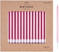 PHD CAKE 36-Count Pink Long Thin Metallic Birthday Candles, Cake Candles, Birthday Parties, Wedding Decorations, Party Candles, Cake Decorations by PHDCAKE